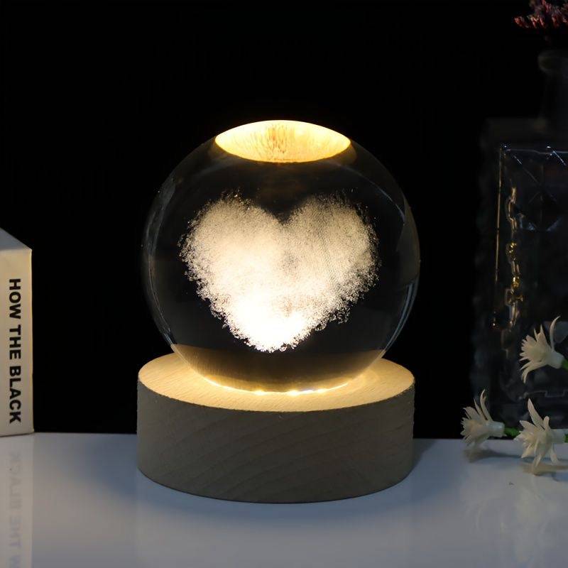 Lampara de cristal de corazón - Dressygt