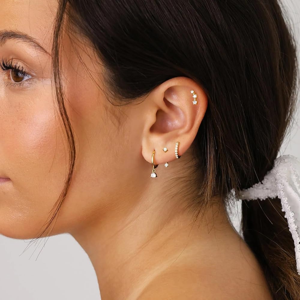Set de cuatro aretes pequeños - Dressygt