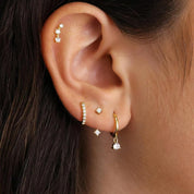 Set de cuatro aretes pequeños - Dressygt