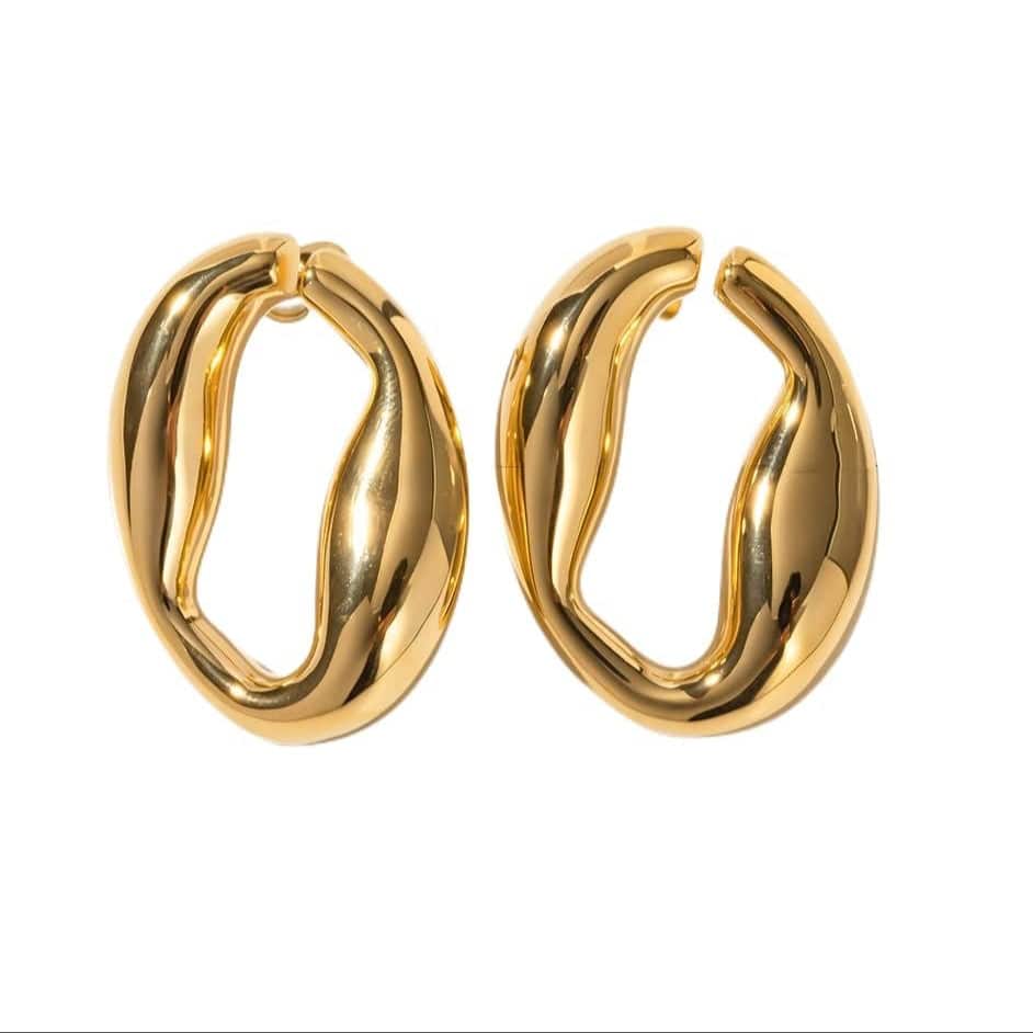 Aretes de acero inoxidable ovalados - Dressygt