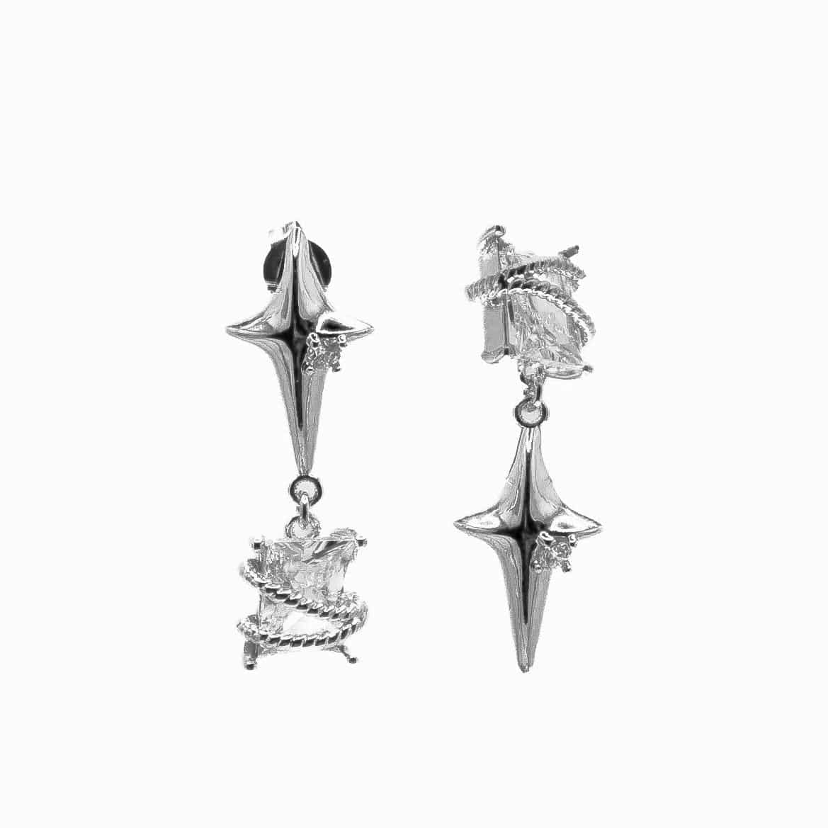 Aretes con estrella colgante - Dressygt