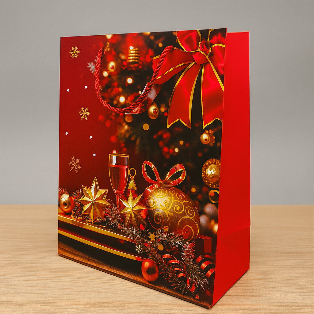 Bolsa de regalo navideña grande - Dressygt