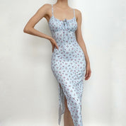 Vestido largo floteado - Dressygt