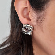 Aretes con diseño entrelazados - Dressygt