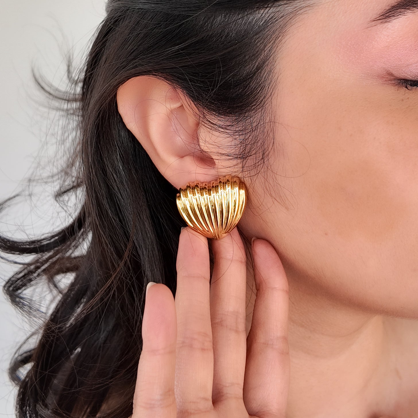 Aretes con diseño de corazón - Dressygt