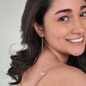 Aretes largos de bolas - Dressygt