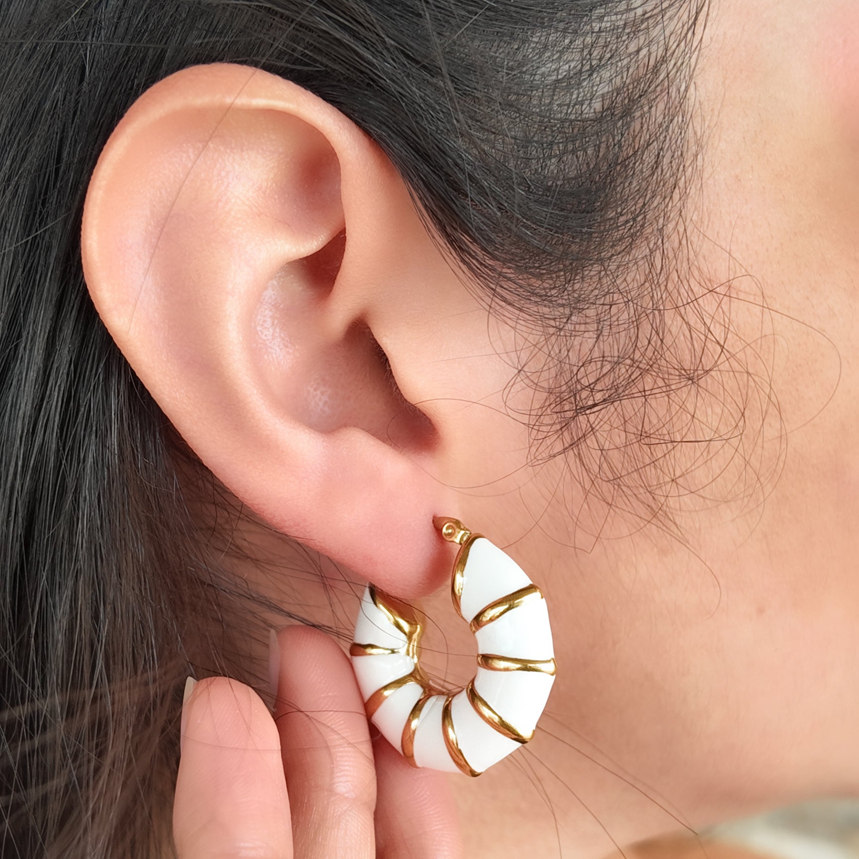 Argollas estilo chunchy - Dressygt