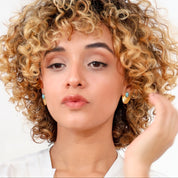 Aretes dorado y verde - Dressygt