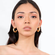 Argollar chuncky con relieve - Dressygt