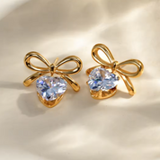 Aretes con diseño de moña - Dressygt