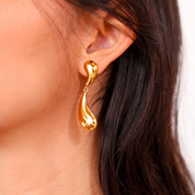 Aretes colgantes con diseño de gota - Dressygt