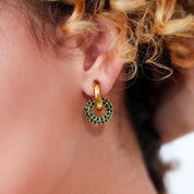 Argollas dobles con pedrería - Dressygt