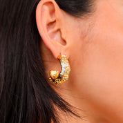 Argollar chuncky con relieve - Dressygt