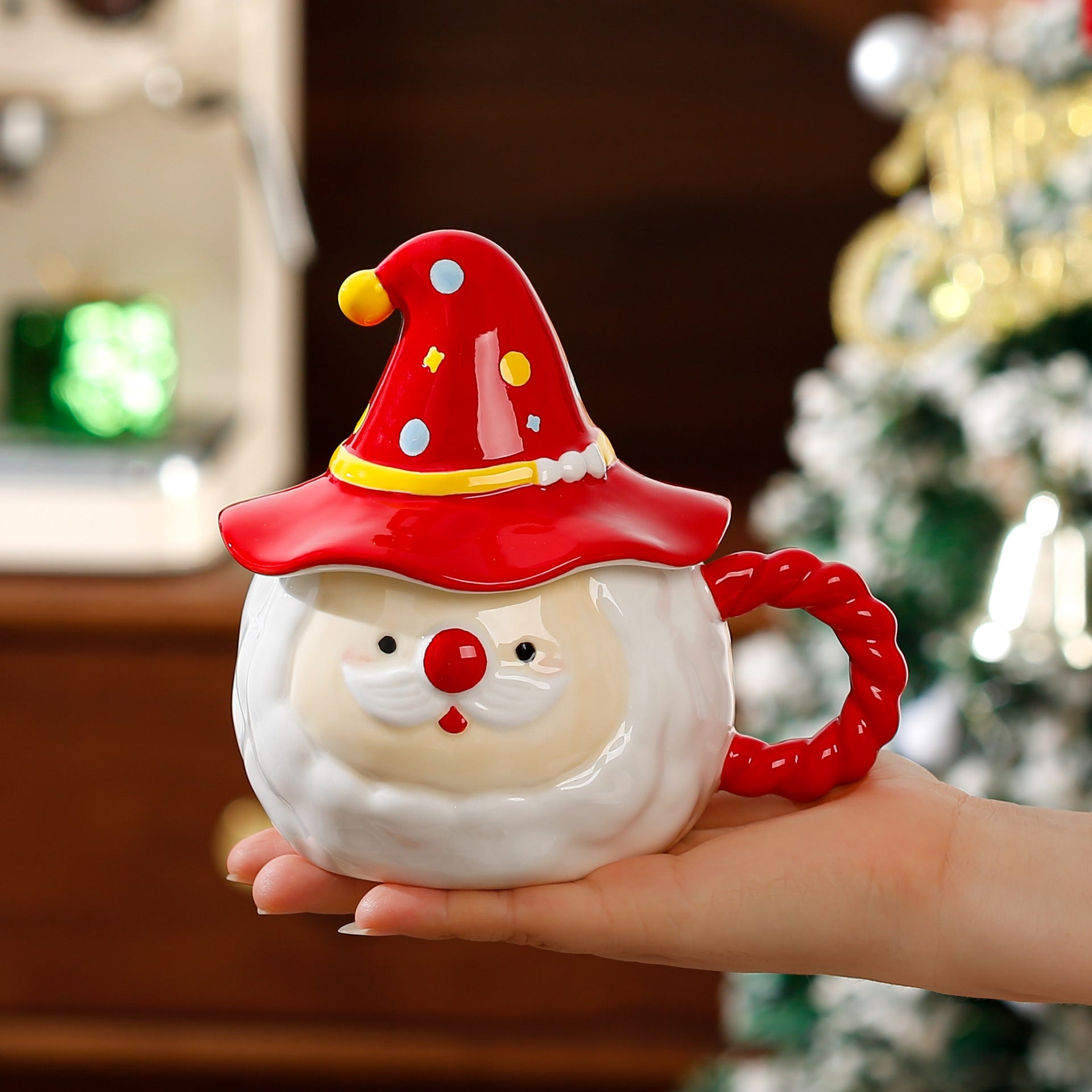 Taza Santa Claus con sombrero