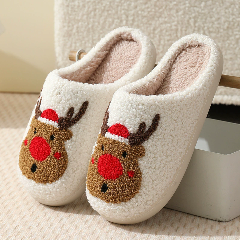 Pantuflas navideñas de reno - Dressygt