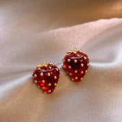 Aretes con diseño de fresa - Dressygt