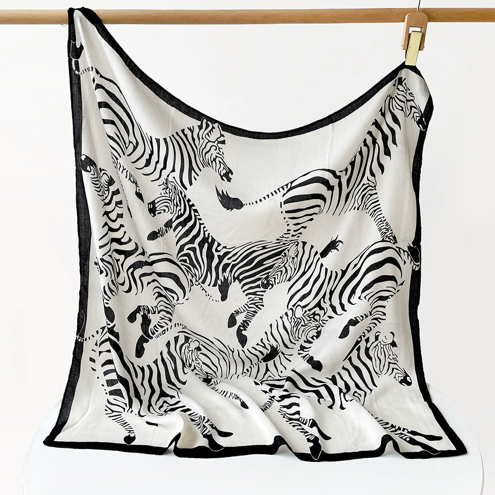 Pañuelo grande de cebra