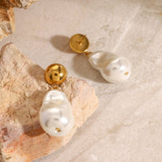 Aretes colgantes de perla - Dressygt