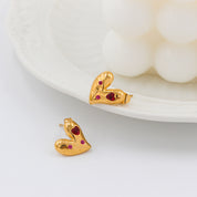 Aretes pequeños de corazón - Dressygt