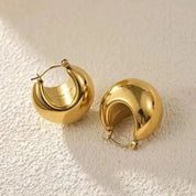Aretes chunky dorados - Dressygt