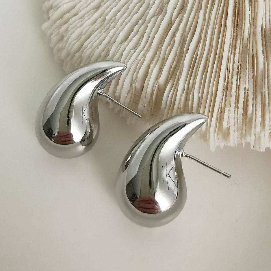 Aretes Chunky Drops de acero - Dressygt