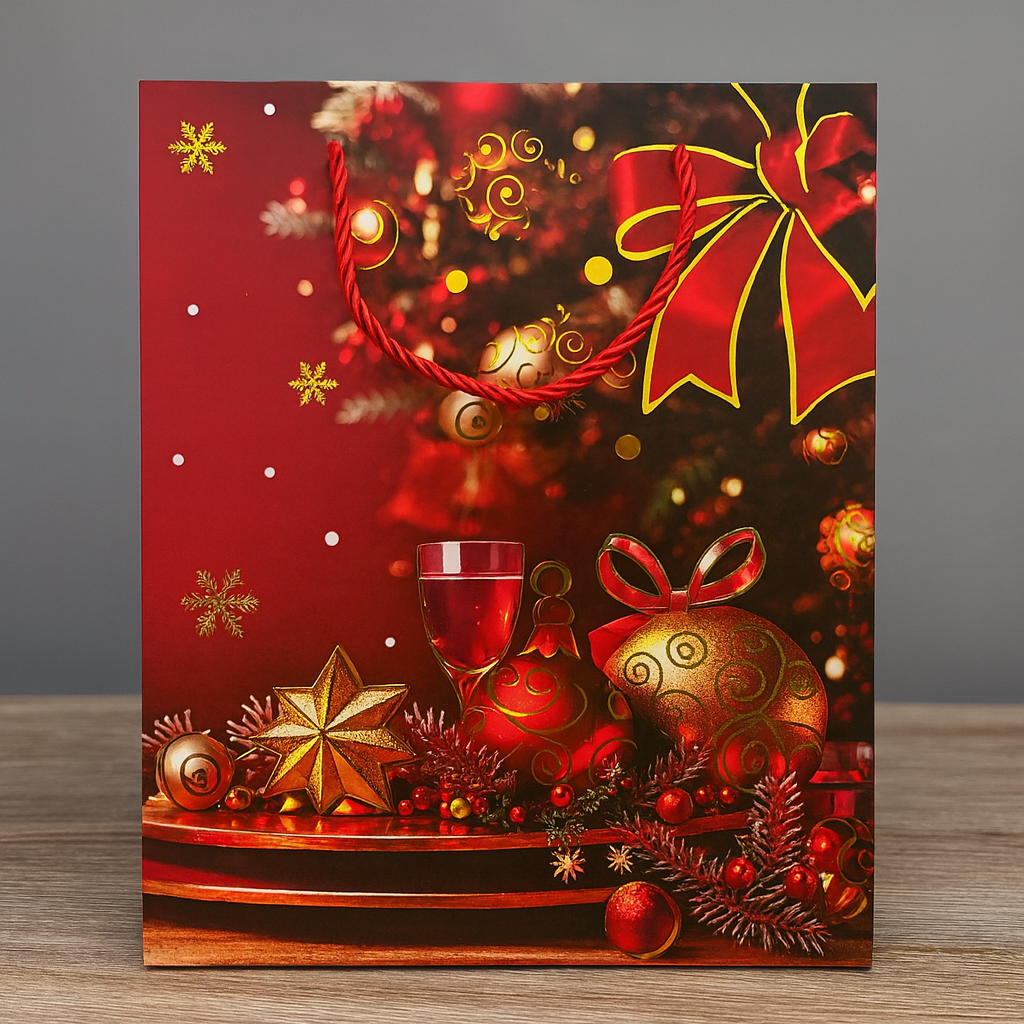 Bolsa de regalo navideña grande - Dressygt