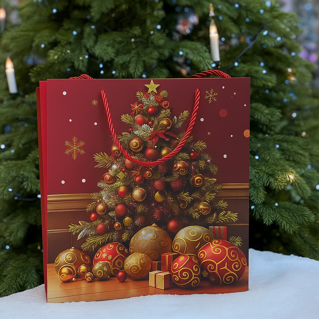 Bolsa de regalo navideña grande - Dressygt