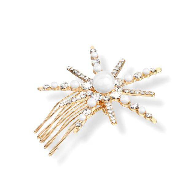 Peineta decorativa de estrella