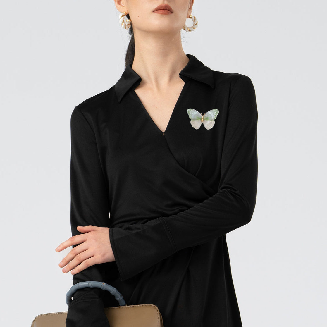 Broche de mariposa