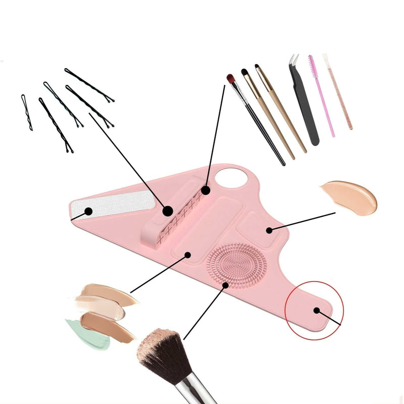 Guante para brochas de maquillaje