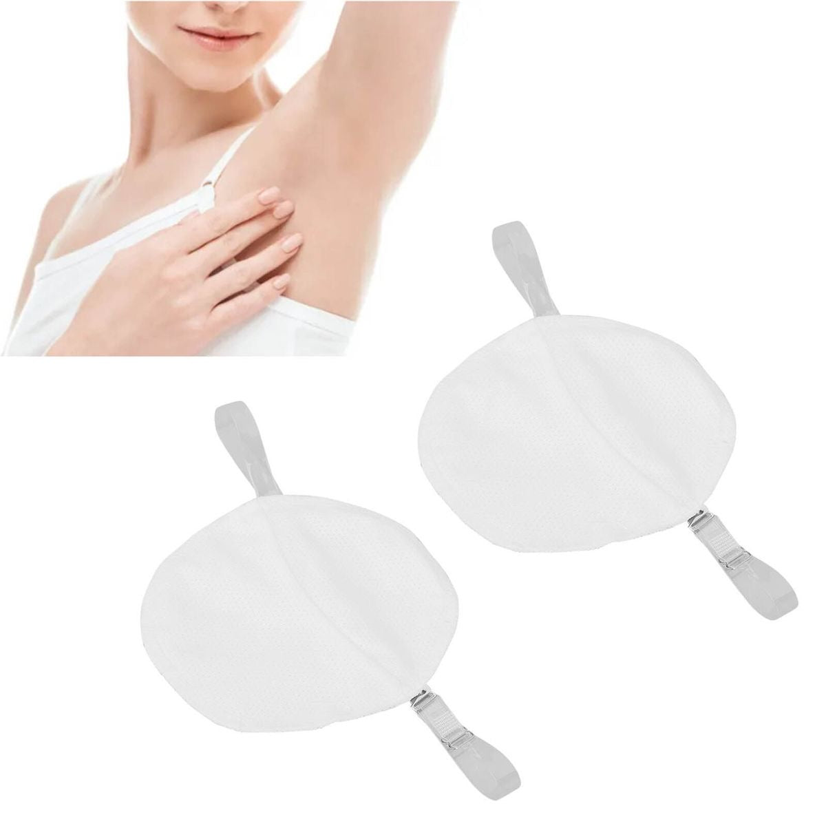 Dúo de almohadillas absorbente de sudor en las axilas