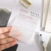 Post-it transparentes