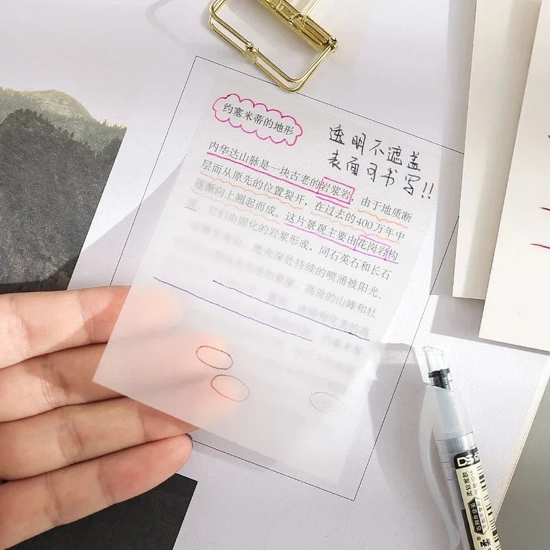 Post-it transparentes