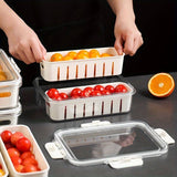 Plato organizador de dos espacios de alimentos para refri