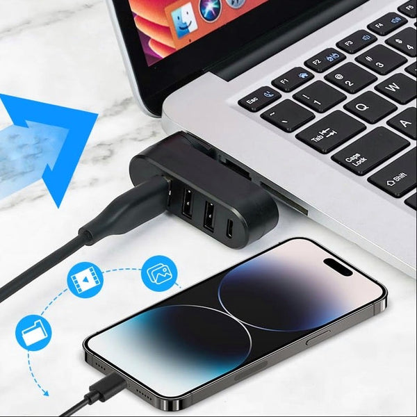 Adaptador USB de 4 puertos