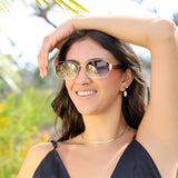 Lentes de sol hexagonales