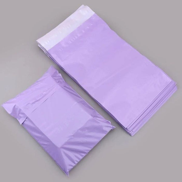 Ciento de bolsa de empaque lila de 40cmx55cm