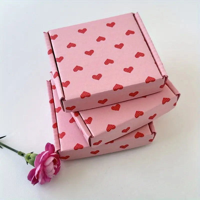 Cajas de empaque con Corazones