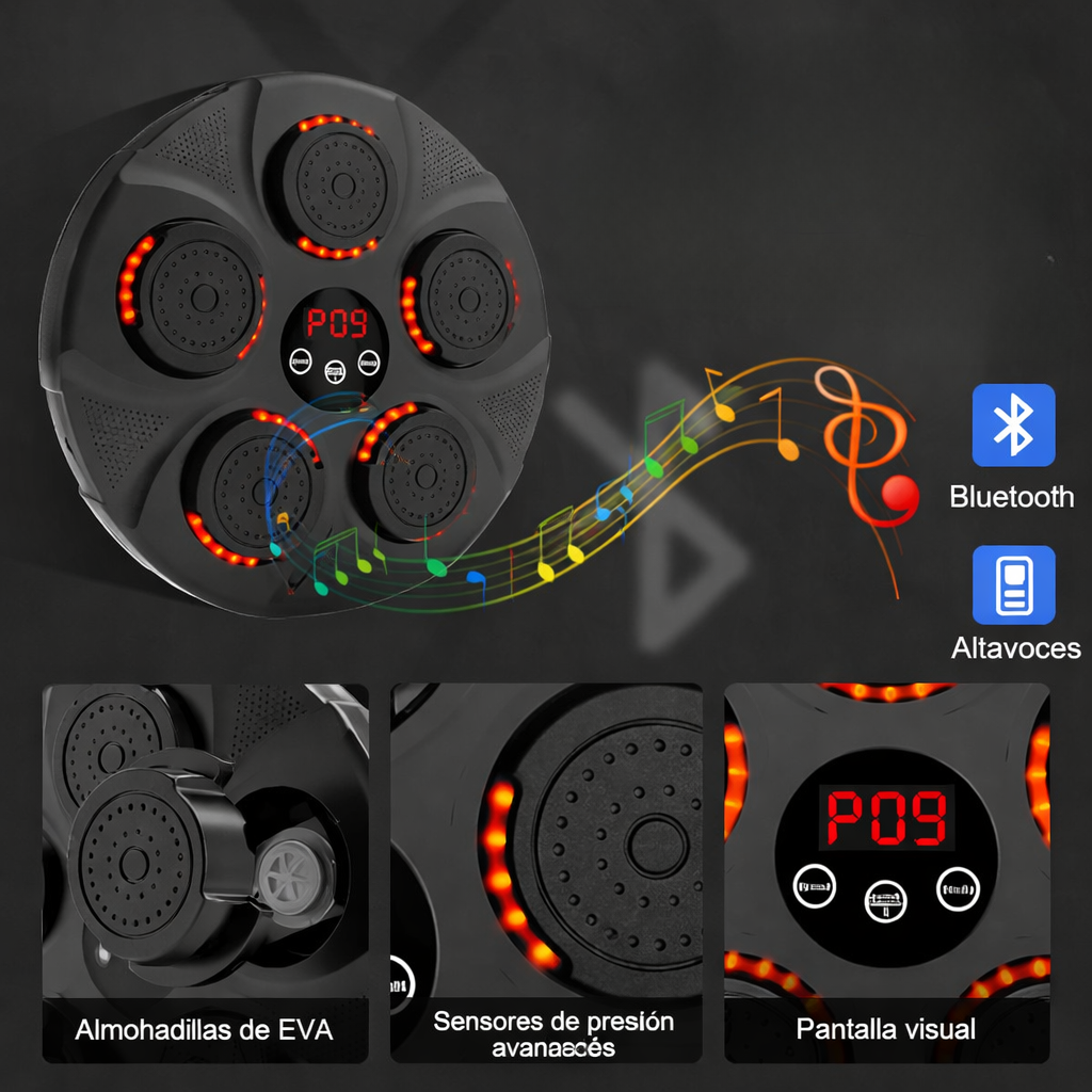 Máquina de Box inteligente con luces LED y bluetooth - Dressygt