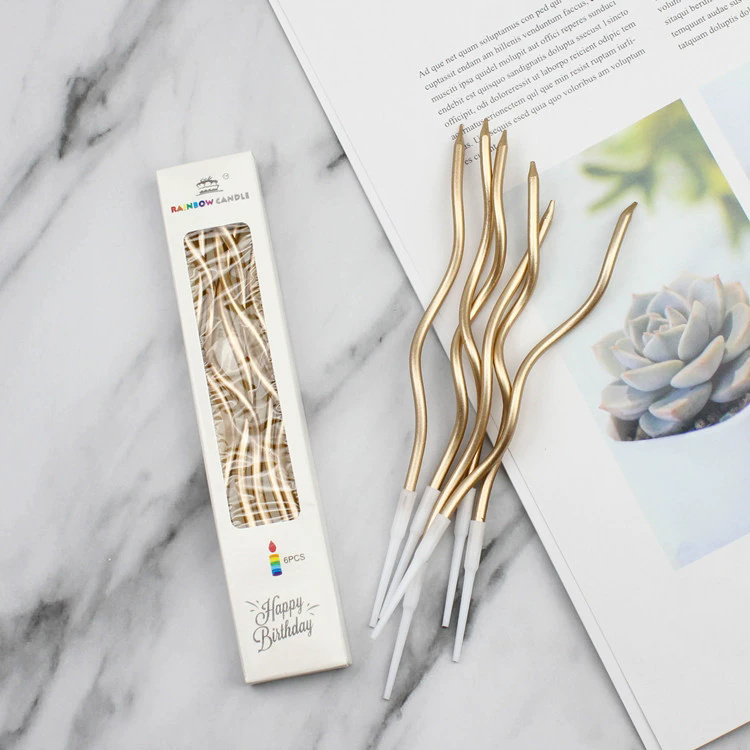 Velas decorativas onduladas - Dressygt