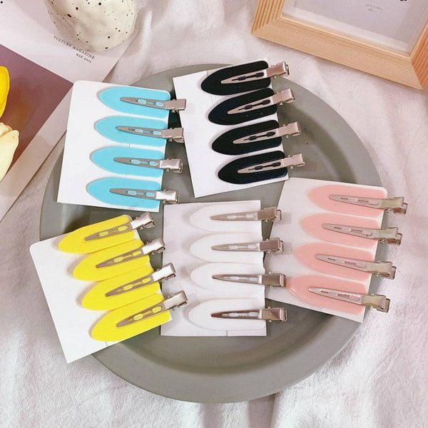 Set de 4 pinzas para el cabello
