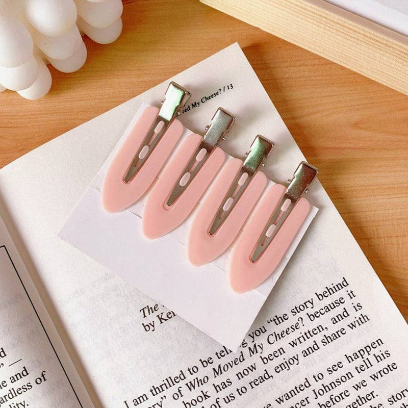 Set de 4 pinzas para el cabello