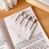Set de 4 pinzas para el cabello