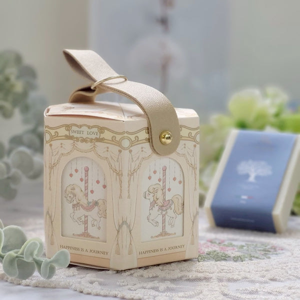 Cajas de regalo con diseño de carrusel