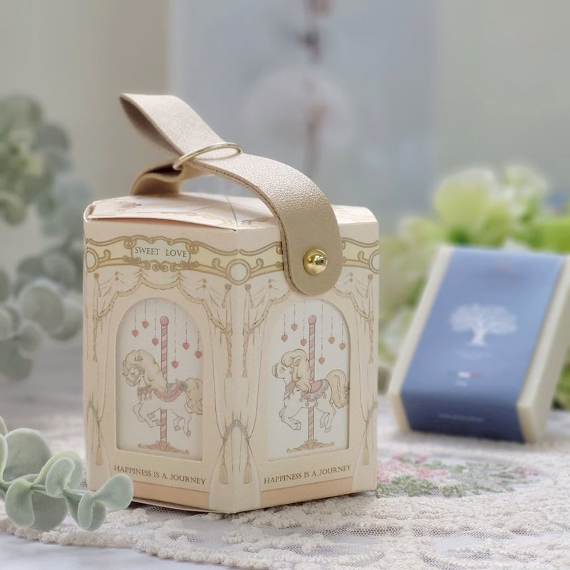 Cajas de regalo con diseño de carrusel