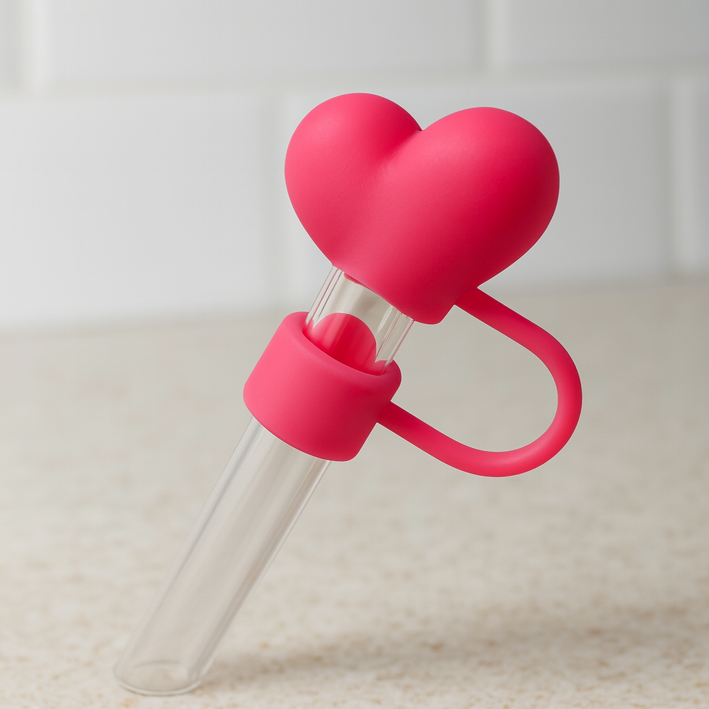 Protectores de Pajilla de corazon
