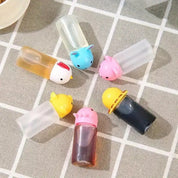 Set de mini botellitas rellenables de animalitos