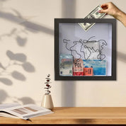 Alcancía para ahorro de viajes
