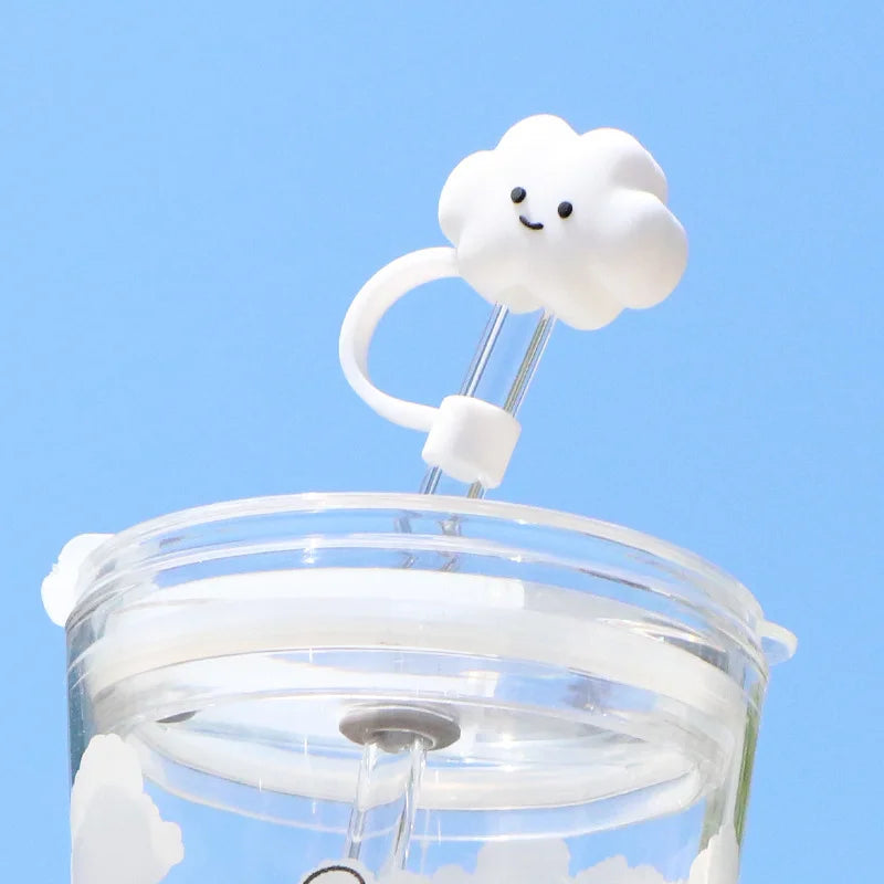 Protector de pajilla con diseño de nube