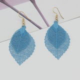 Aretes de hoja